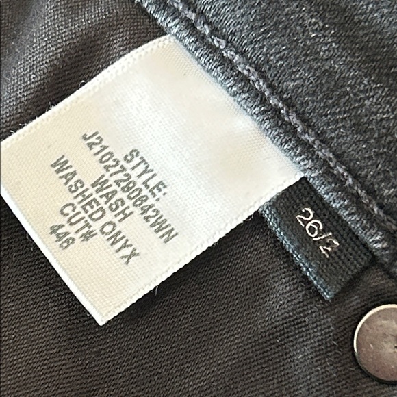 Veronica Beard RYLEIGH slim straight high-rise black jeans size 26 1/2 - Picture 3 of 11